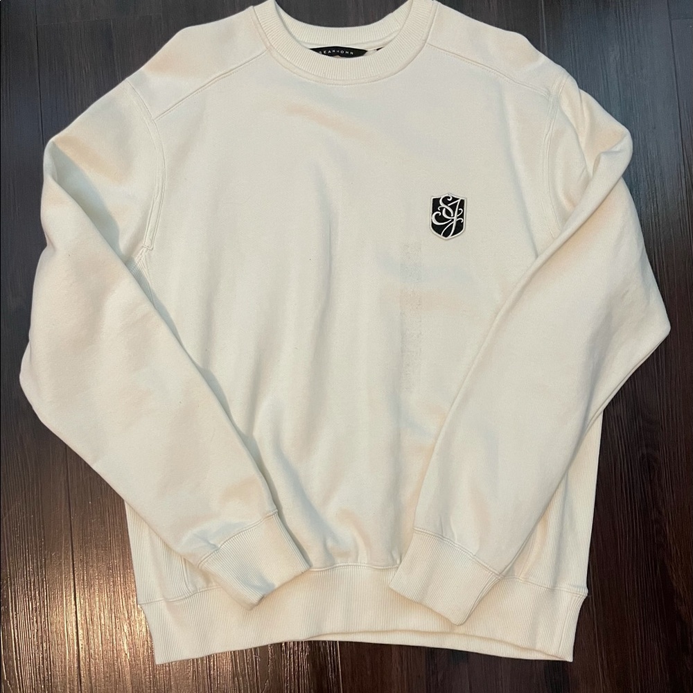 Sean John’s men’s sweater Cream color XL size